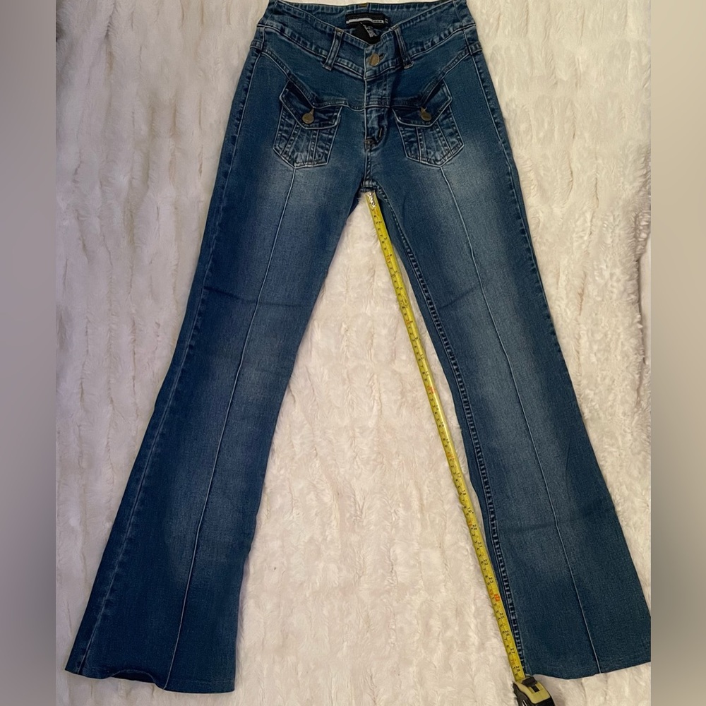 Bebe Y2K stretch jeans with cute pockets! Size 27 - Picture 7 of 8